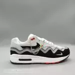 nike air max 1 anniversary black red gray